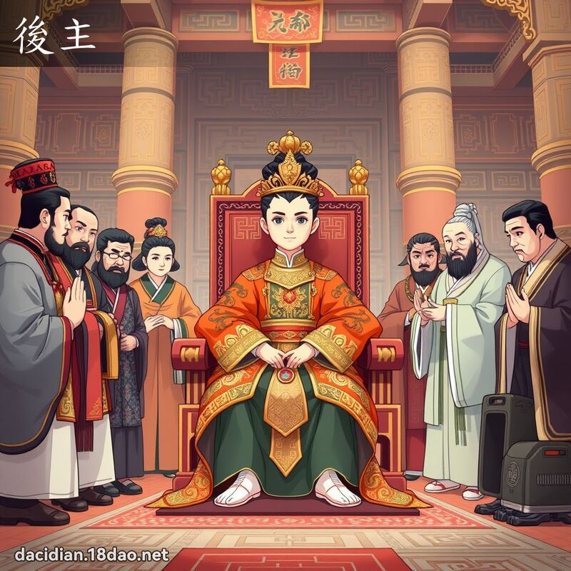后主 - 国语大辞典配图