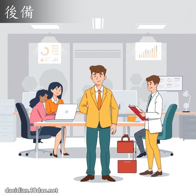 后备 - 国语大辞典配图