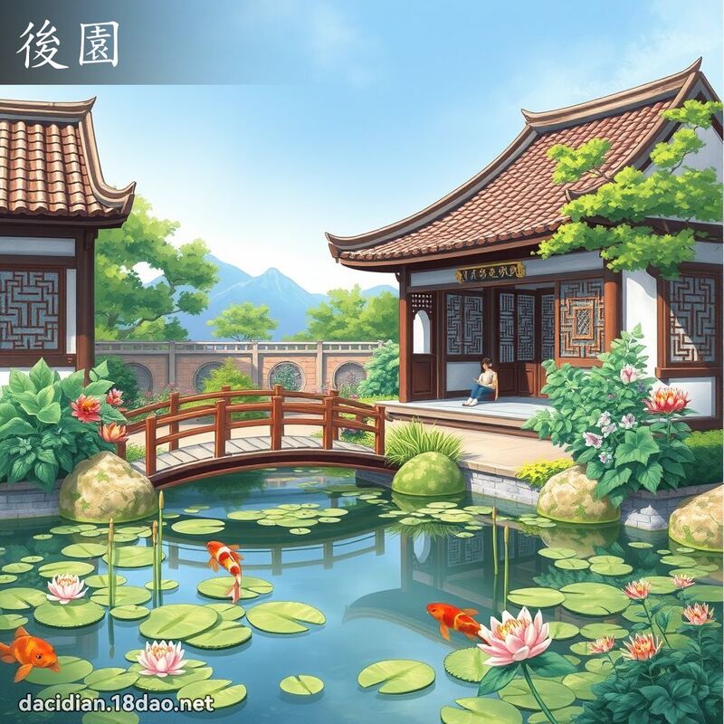 後園 - 國語大辭典配圖