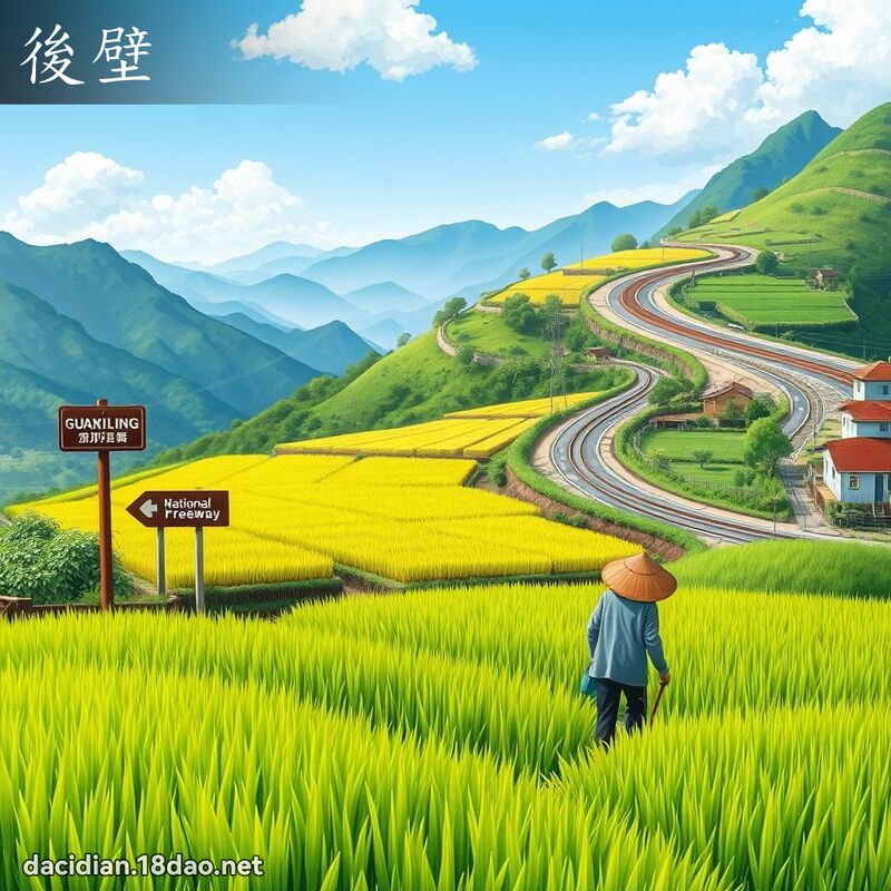 后壁 - 国语大辞典配图
