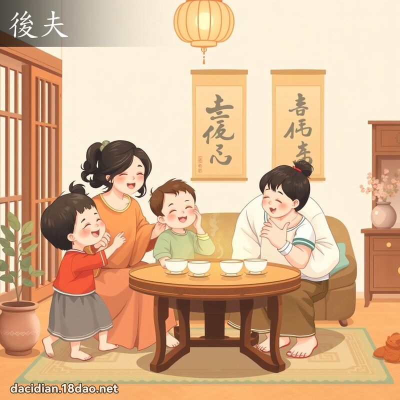 後夫 - 國語大辭典配圖
