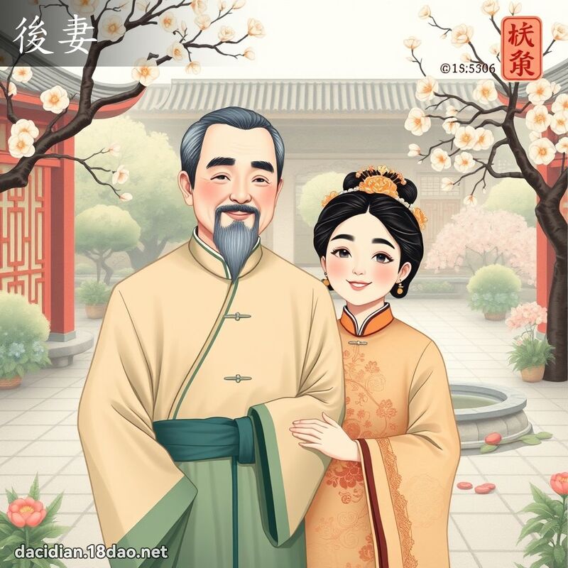 后妻 - 国语大辞典配图