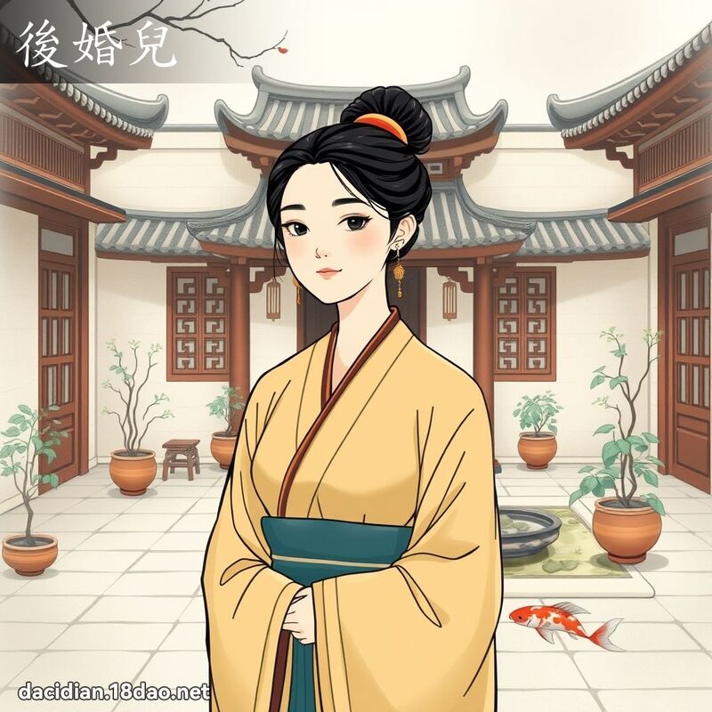 后婚儿 - 国语大辞典配图