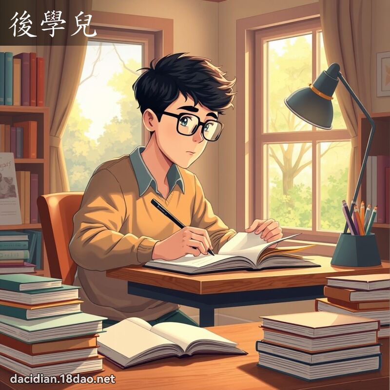 后学儿 - 国语大辞典配图
