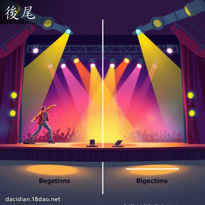 后尾 - 国语大辞典配图