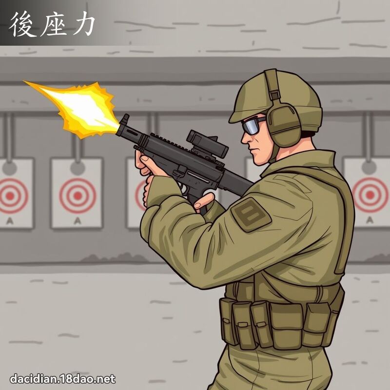 后座力 - 国语大辞典配图