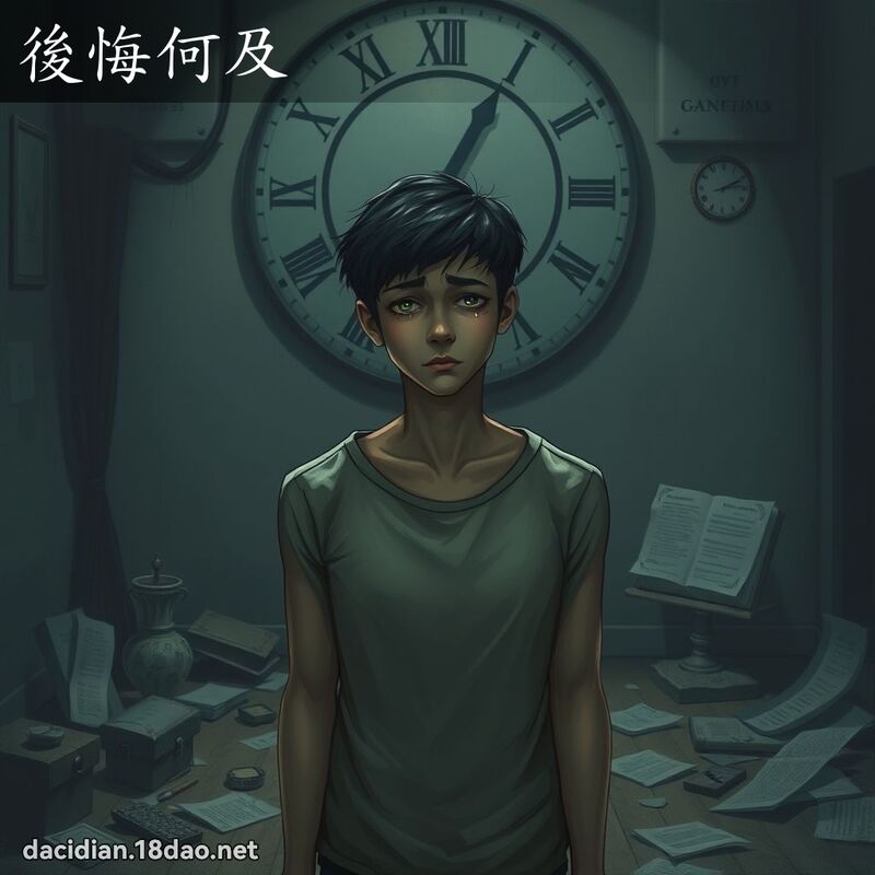 後悔何及 - 國語大辭典配圖