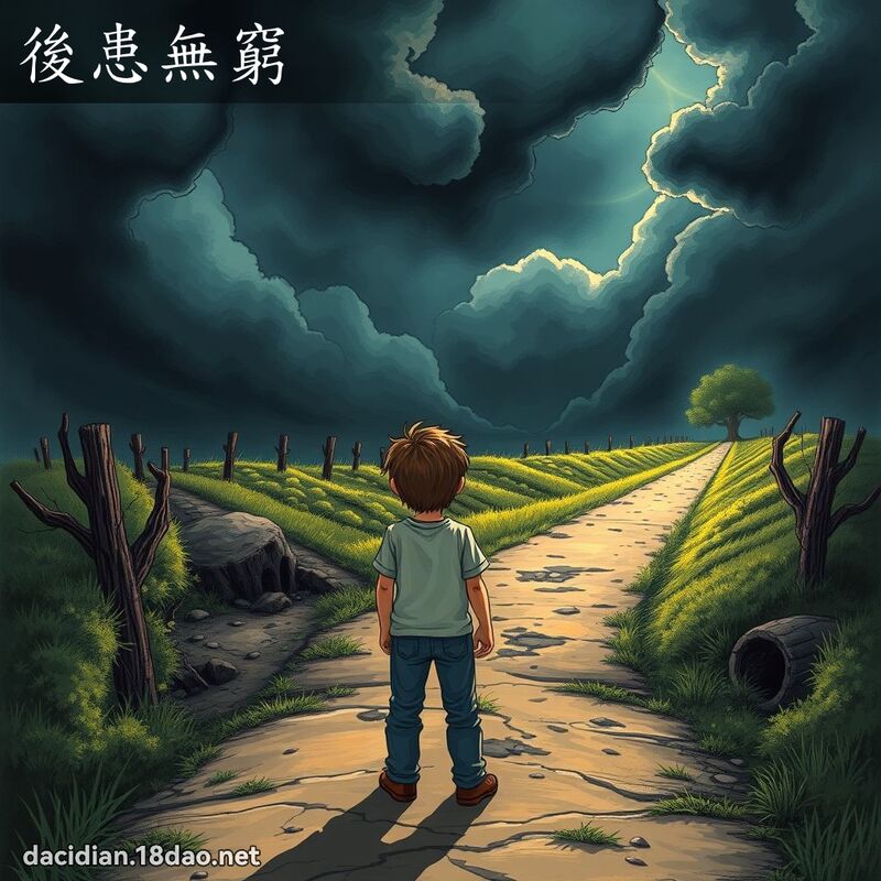 后患无穷 - 国语大辞典配图