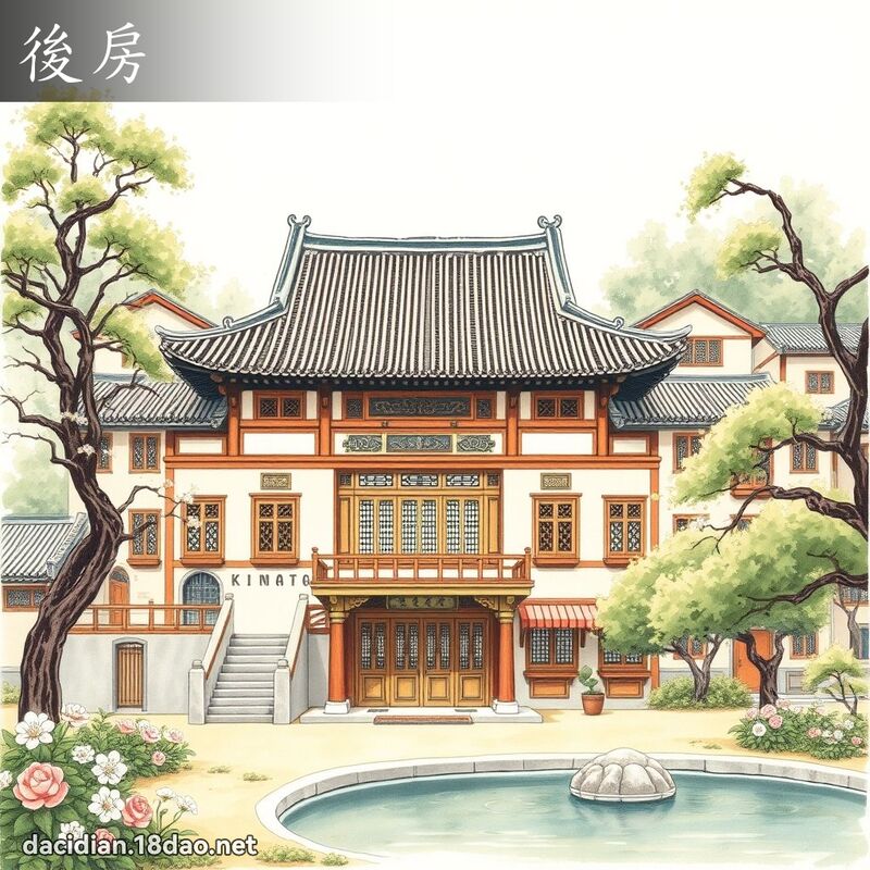 後房 - 國語大辭典配圖