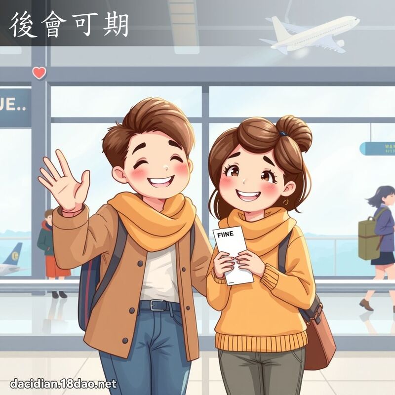 後會可期 - 國語大辭典配圖