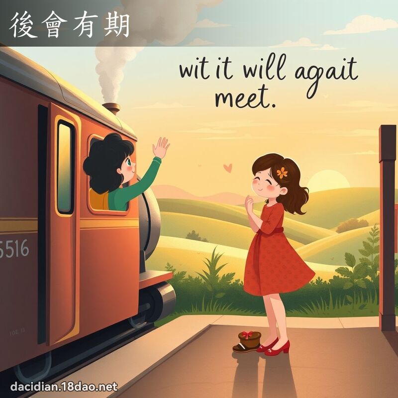 後會有期 - 國語大辭典配圖