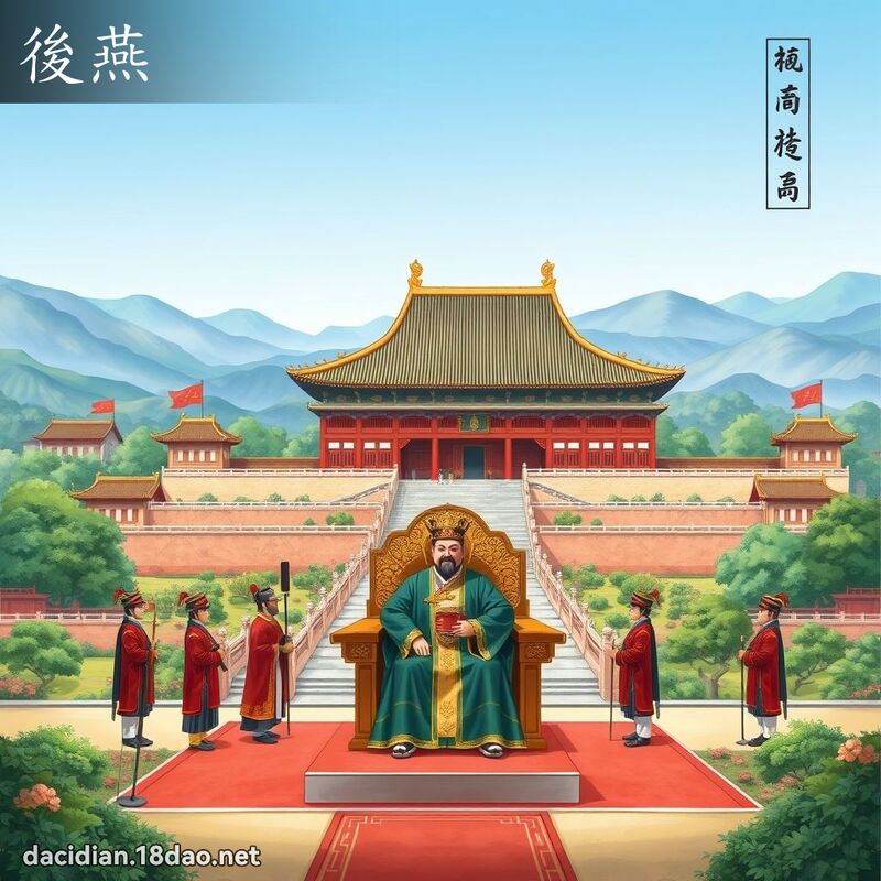 后燕 - 国语大辞典配图