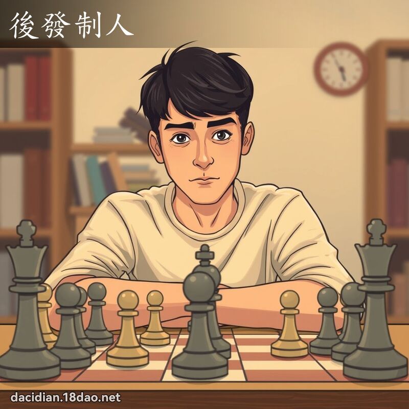 後發制人 - 國語大辭典配圖