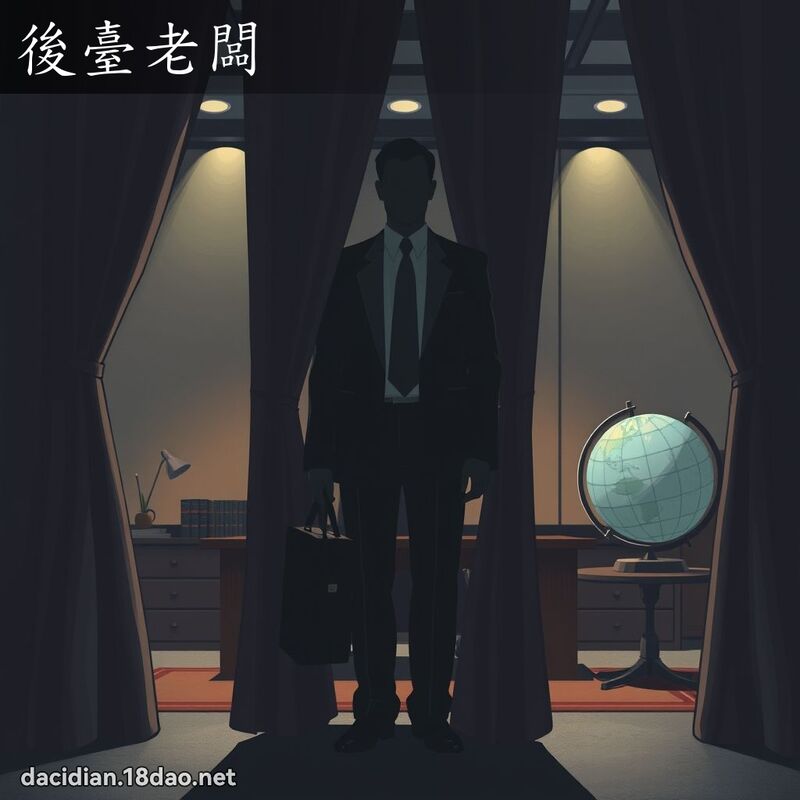 后台老板 - 国语大辞典配图