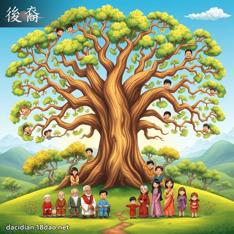 後裔 - 國語大辭典配圖