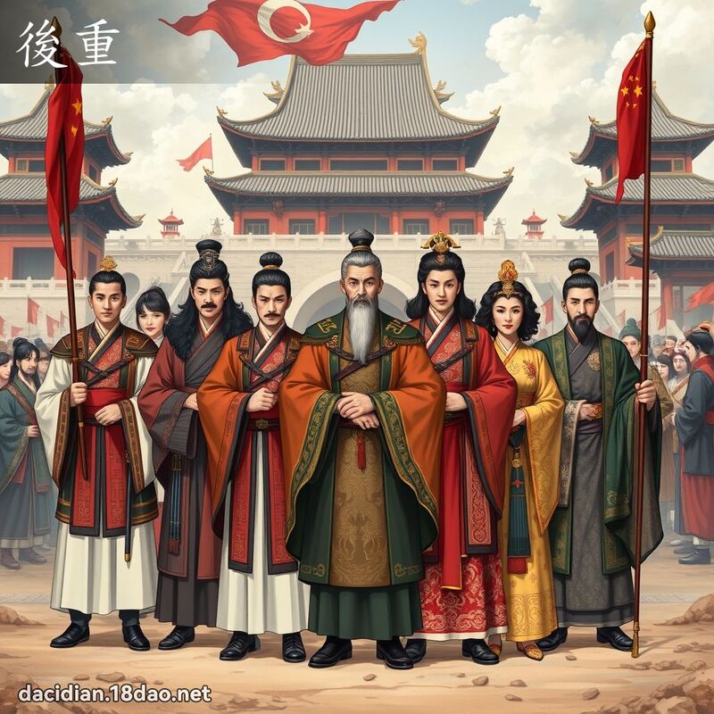 后重 - 国语大辞典配图