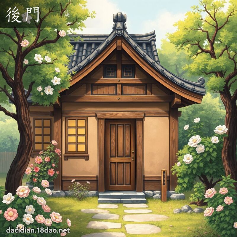 後門 - 國語大辭典配圖
