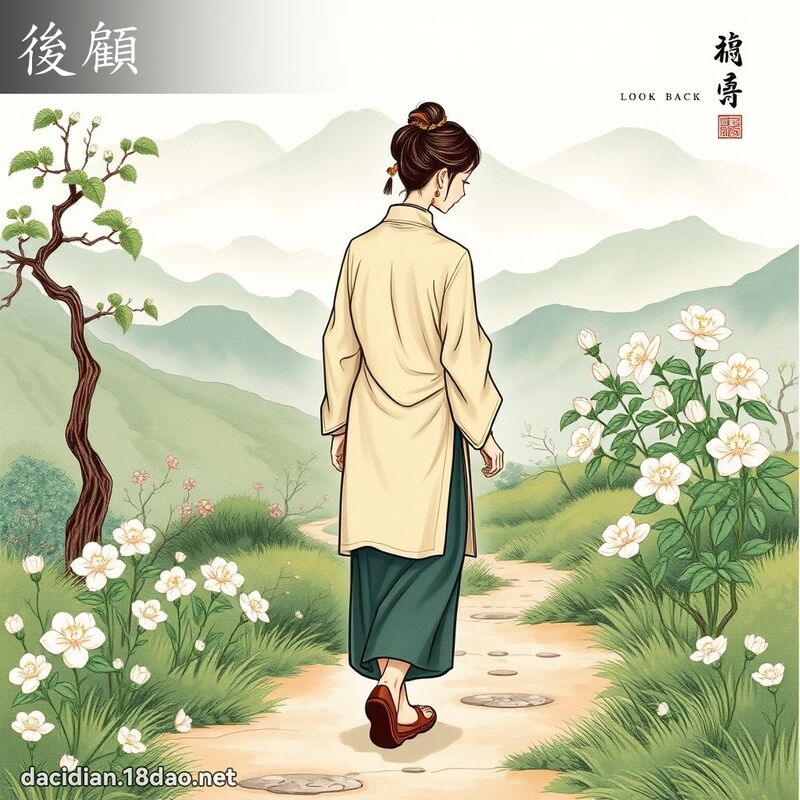 後顧 - 國語大辭典配圖