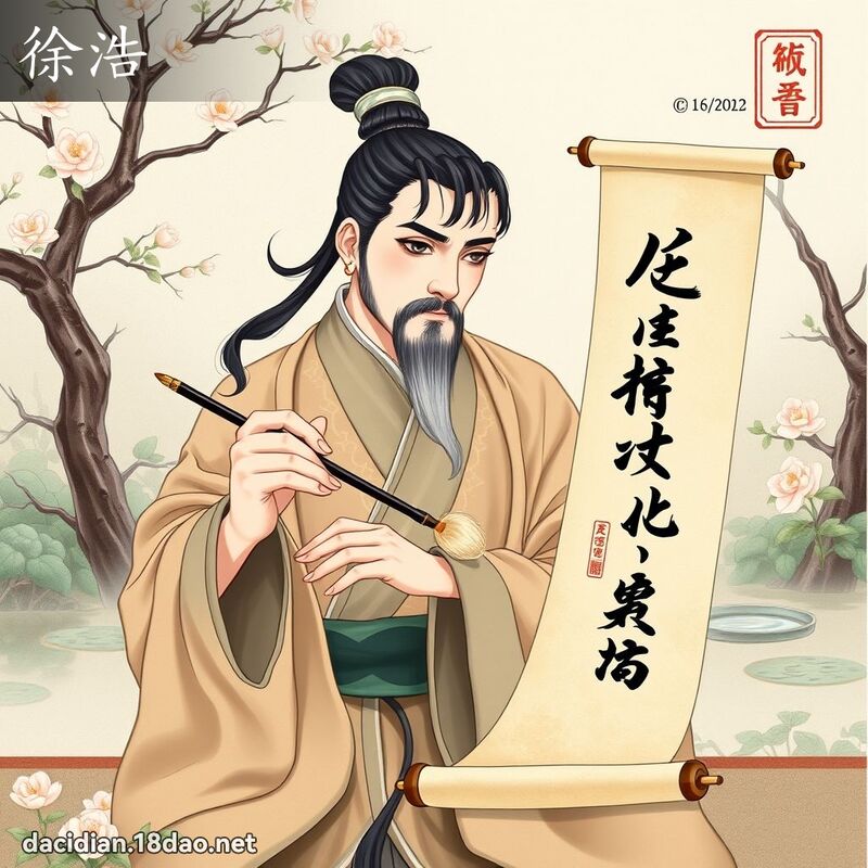 徐浩 - 国语大辞典配图