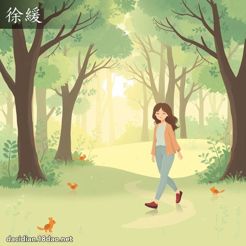 徐緩 - 國語大辭典配圖