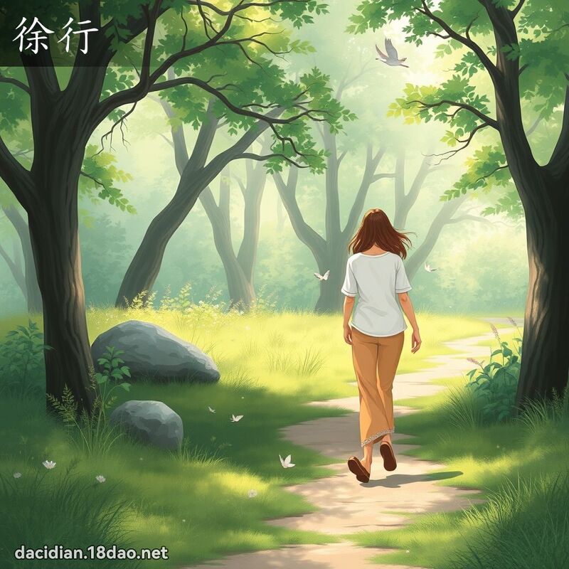 徐行 - 国语大辞典配图