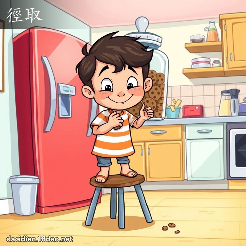 徑取 - 國語大辭典配圖