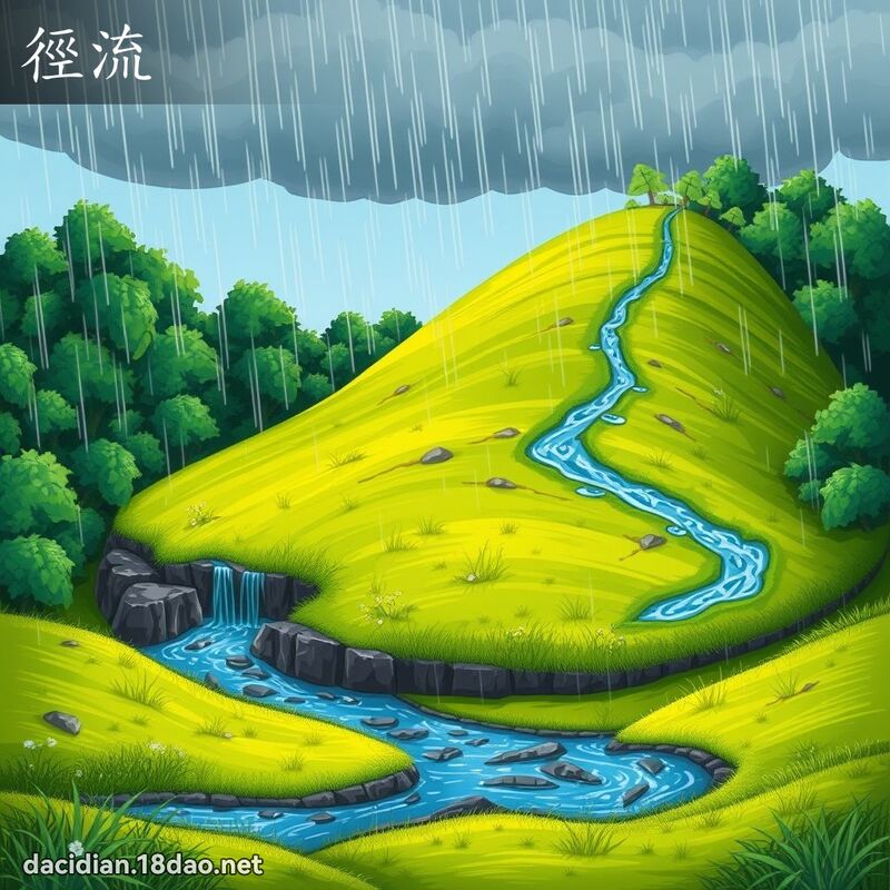 径流 - 国语大辞典配图