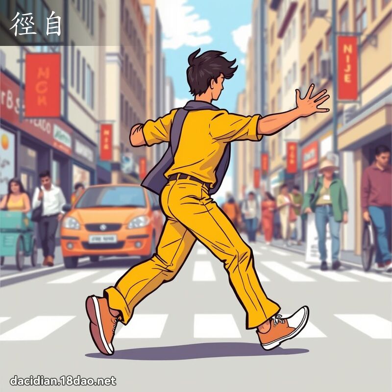 径自 - 国语大辞典配图