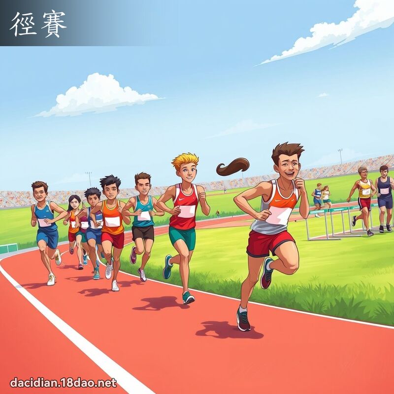 徑賽 - 國語大辭典配圖