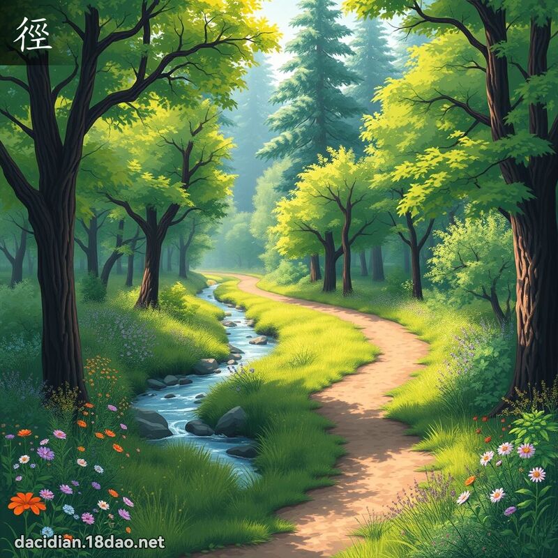 徑 - 國語大辭典配圖