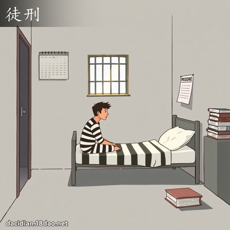 徒刑 - 國語大辭典配圖