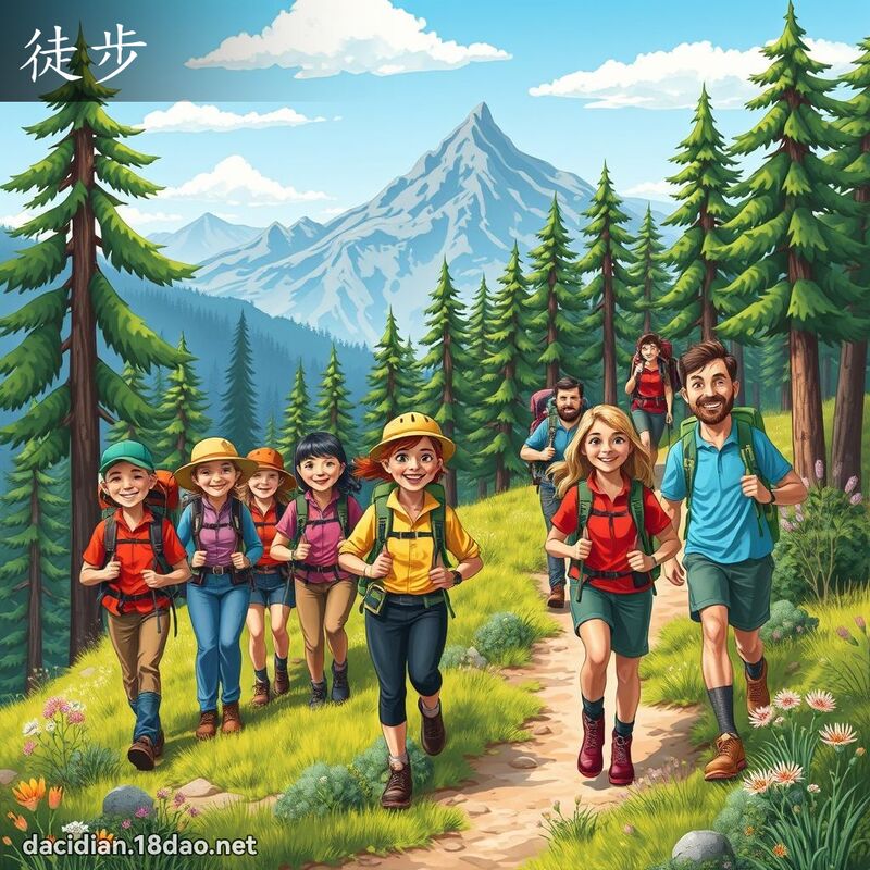 徒步 - 国语大辞典配图