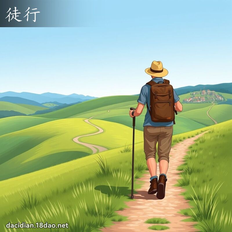 徒行 - 国语大辞典配图