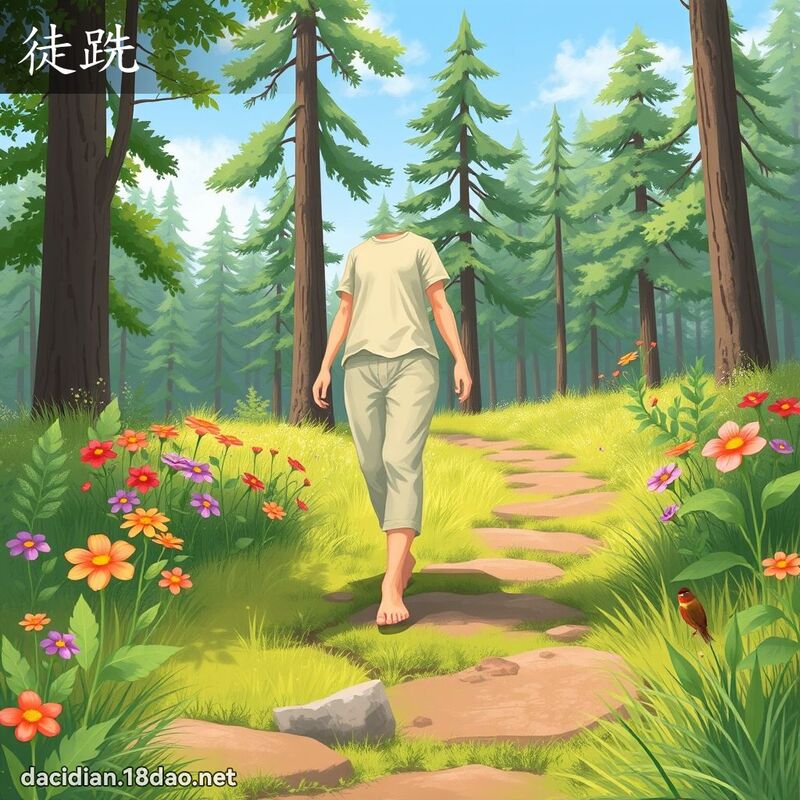 徒跣 - 国语大辞典配图