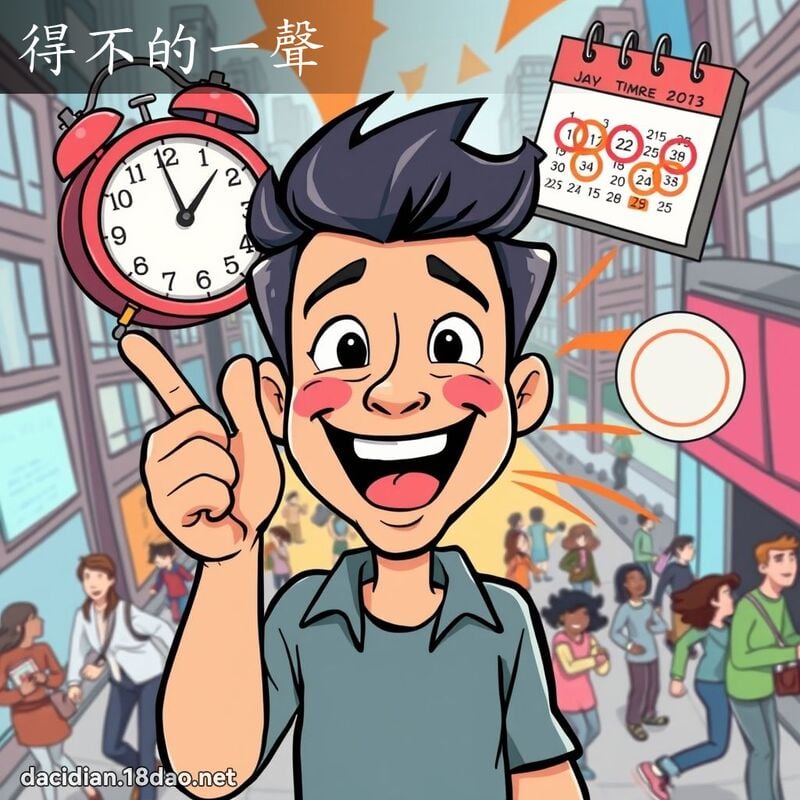 得不的一聲 - 國語大辭典配圖