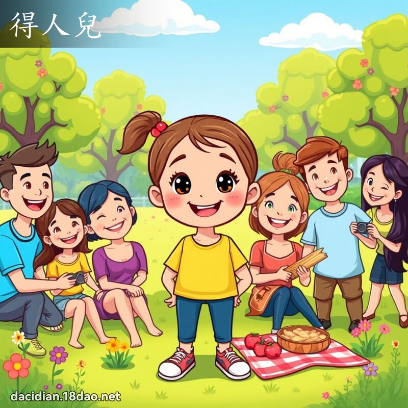 得人儿 - 国语大辞典配图