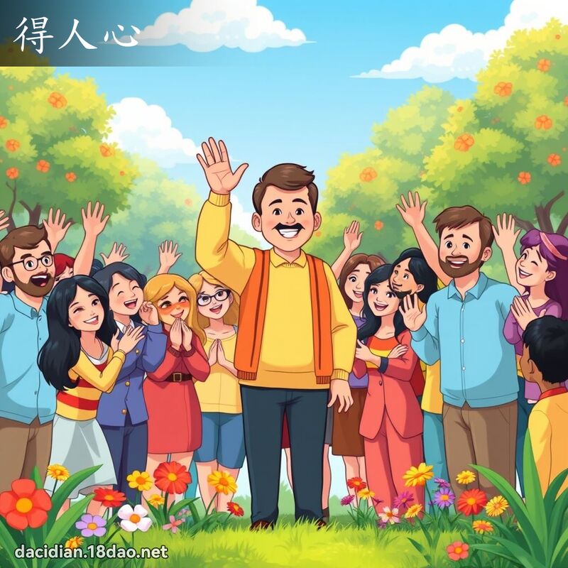 得人心 - 国语大辞典配图