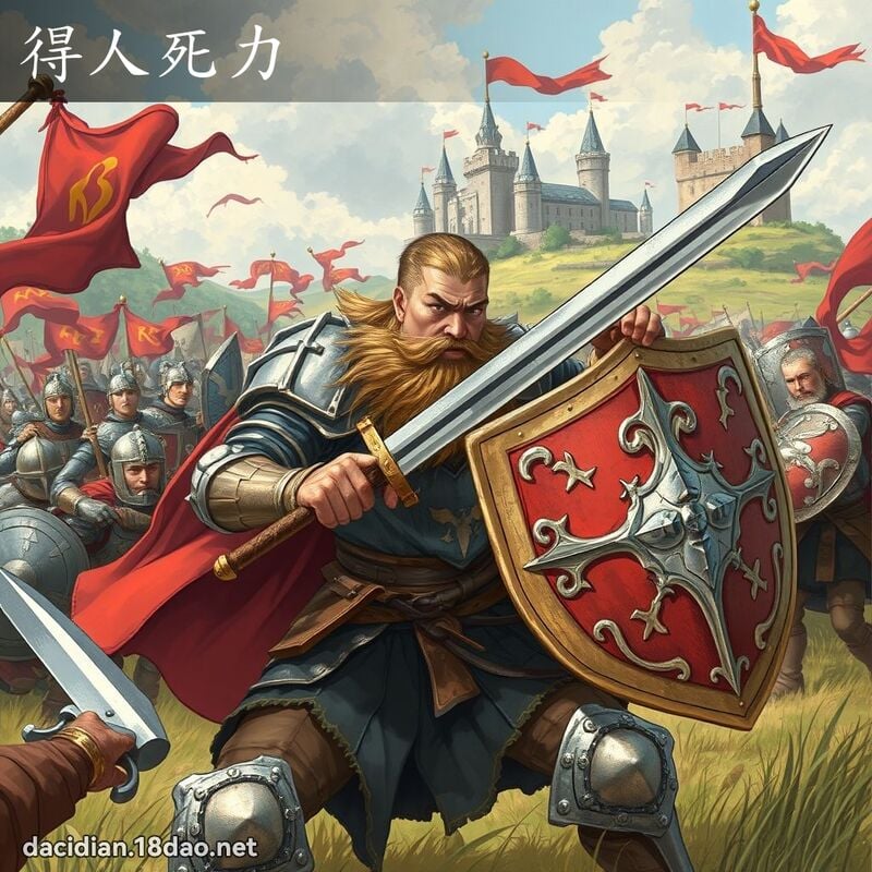 得人死力 - 国语大辞典配图