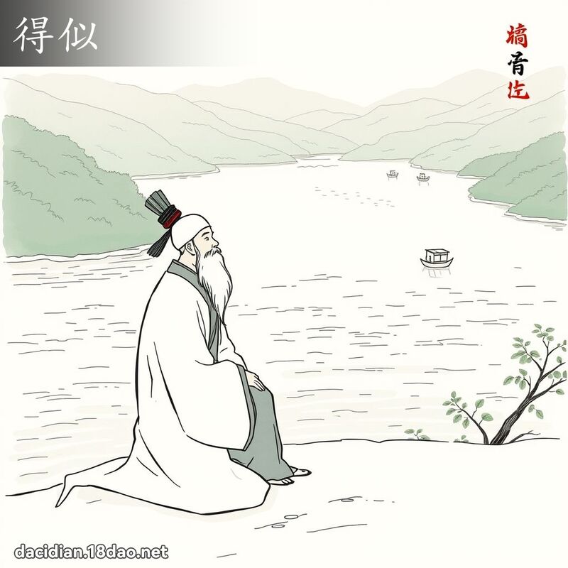 得似 - 国语大辞典配图