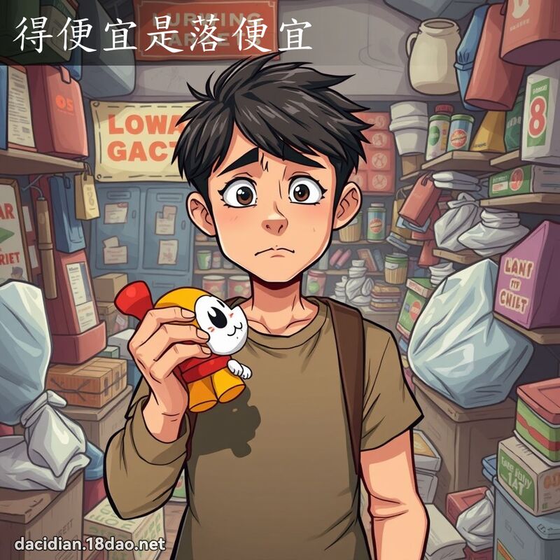得便宜是落便宜 - 国语大辞典配图