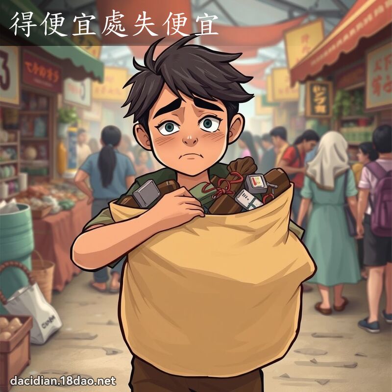 得便宜處失便宜 - 國語大辭典配圖