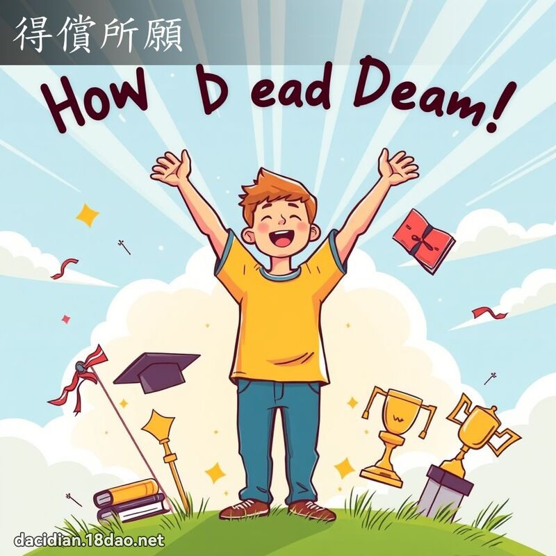 得偿所愿 - 国语大辞典配图