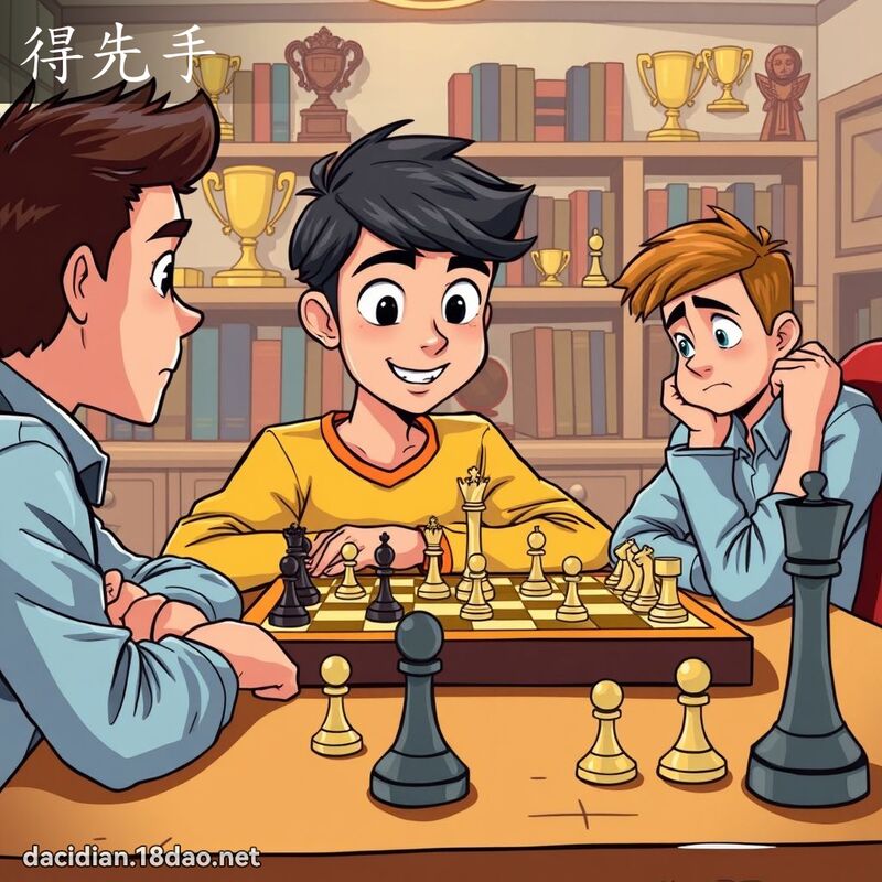 得先手 - 国语大辞典配图