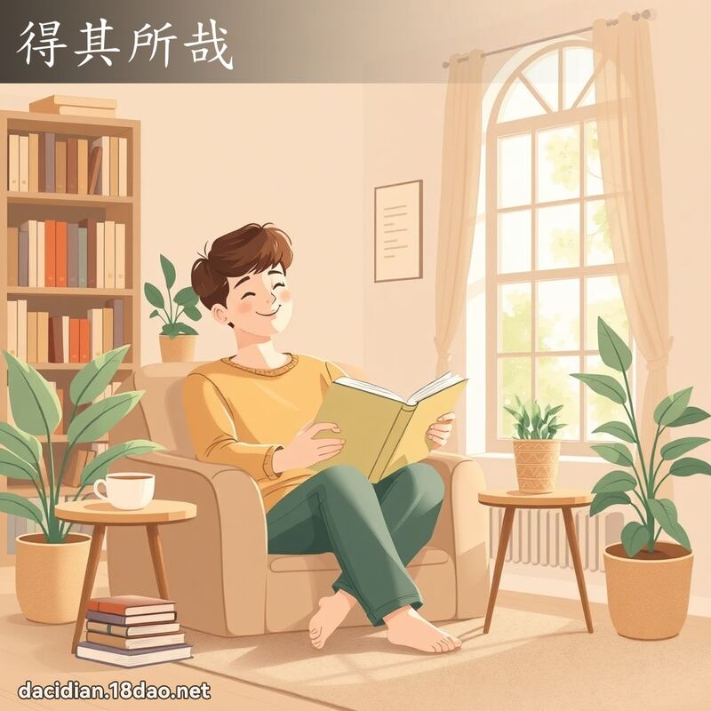 得其所哉 - 国语大辞典配图