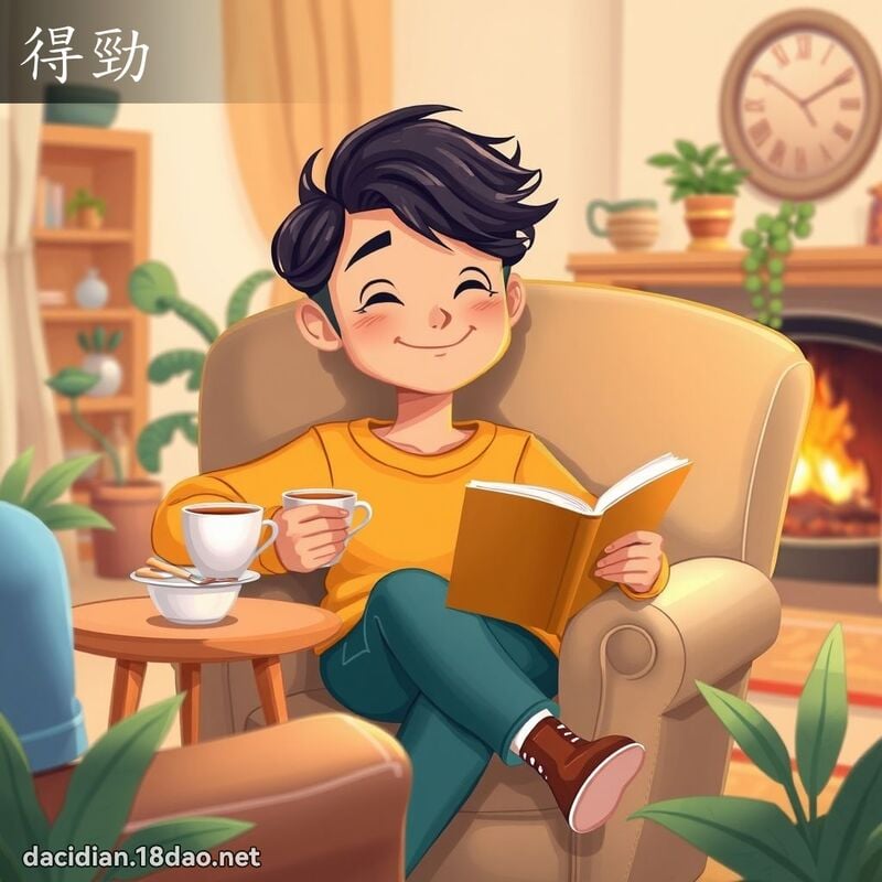 得劲 - 国语大辞典配图