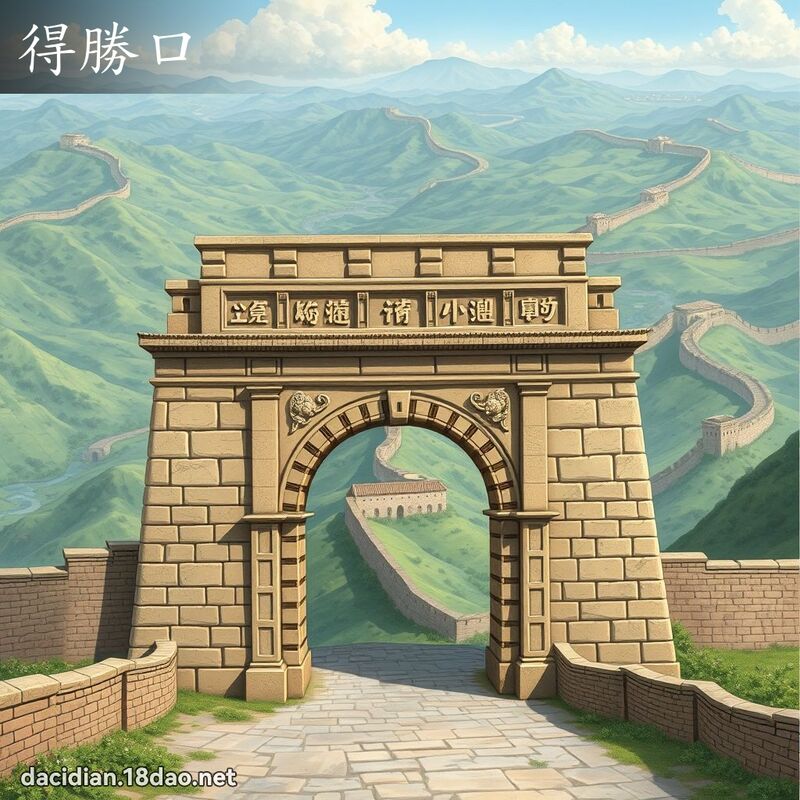 得胜口 - 国语大辞典配图
