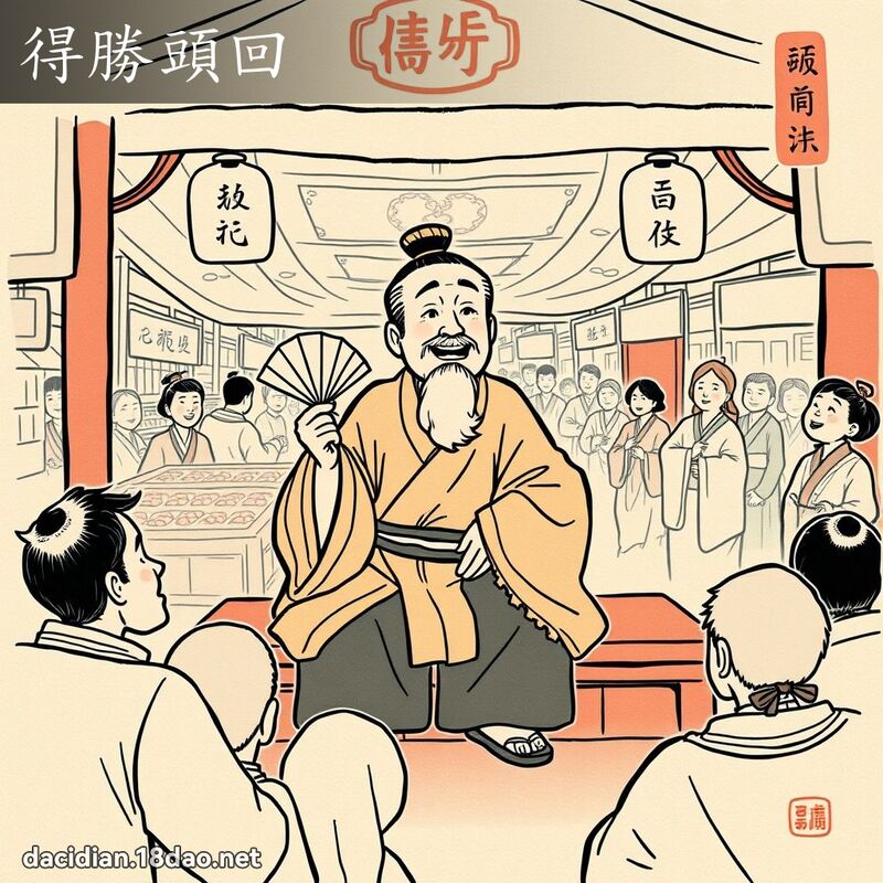 得勝頭回 - 國語大辭典配圖