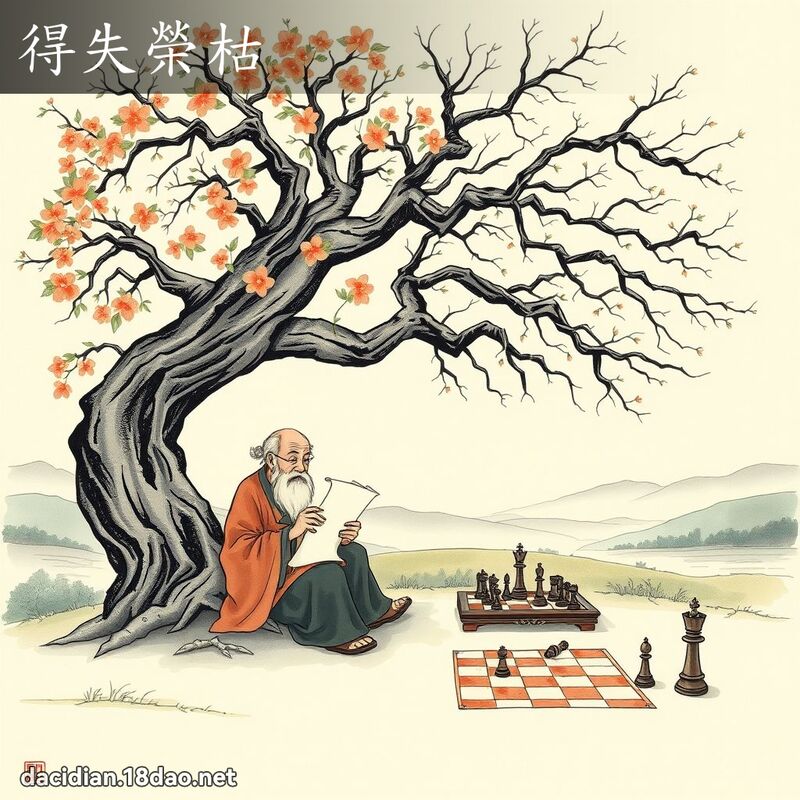 得失榮枯 - 國語大辭典配圖