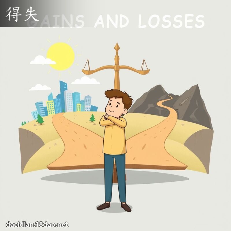 得失 - 国语大辞典配图