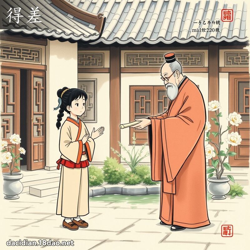 得差 - 国语大辞典配图
